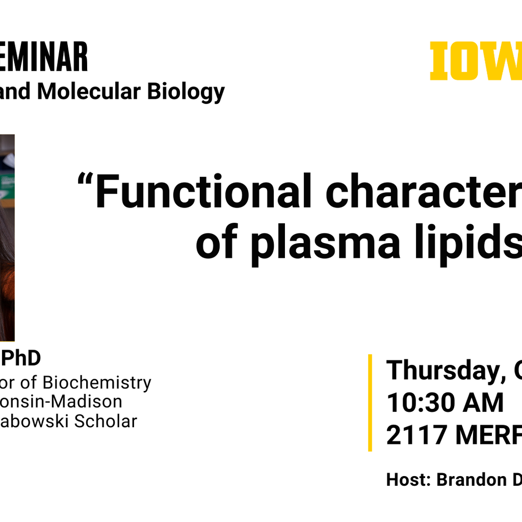 Biochemistry and Molecular Biology Seminar: Dr. Judith Simcox promotional image