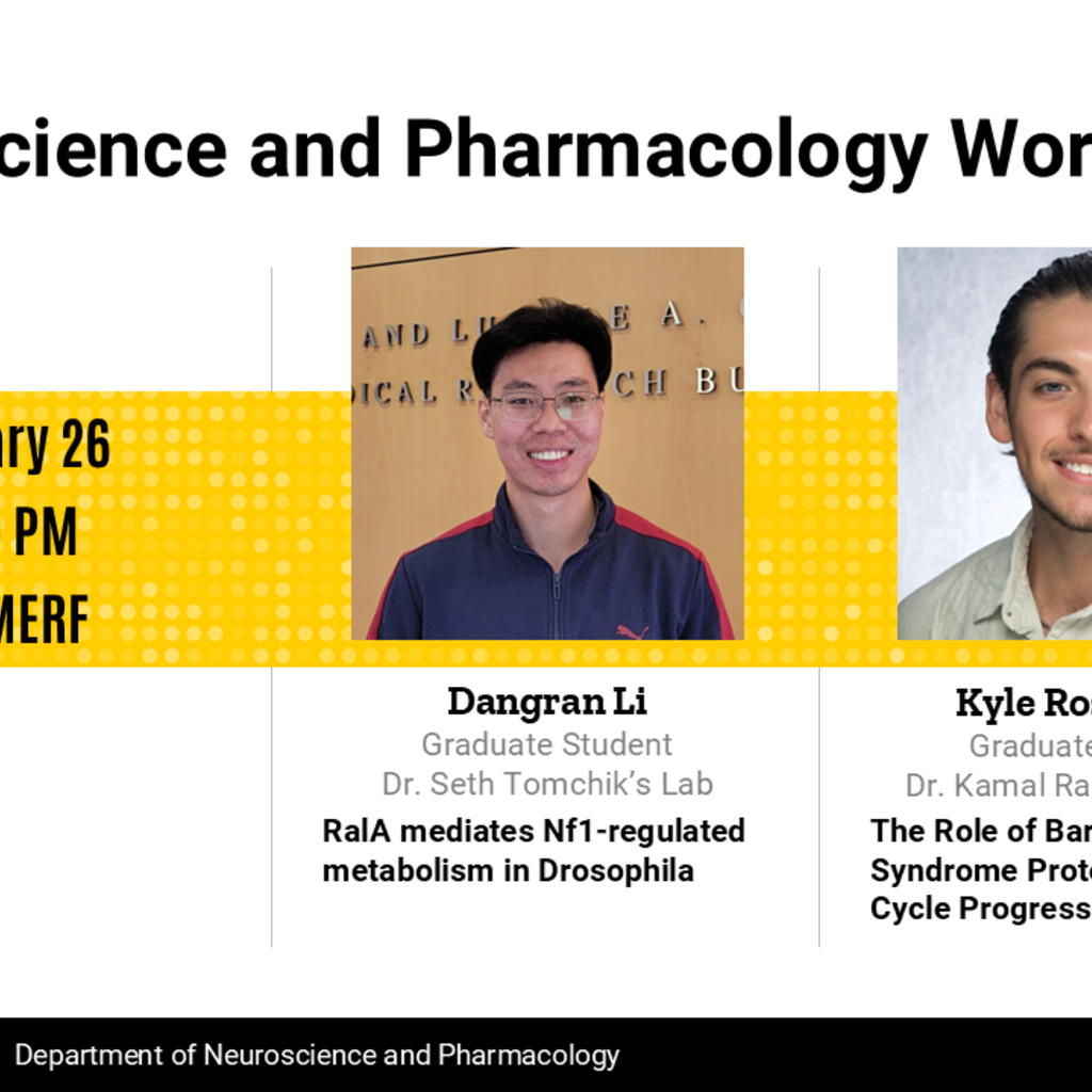 Neuroscience and Pharmacology Workshop - Dangran Li & Kyle Rosenberg promotional image
