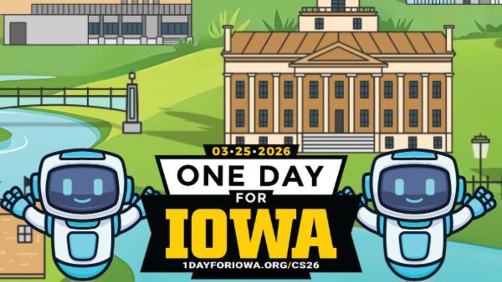 Follow CS on #1DayforIowa - Help Us Meet our $3K Matching Challenge! promotional image